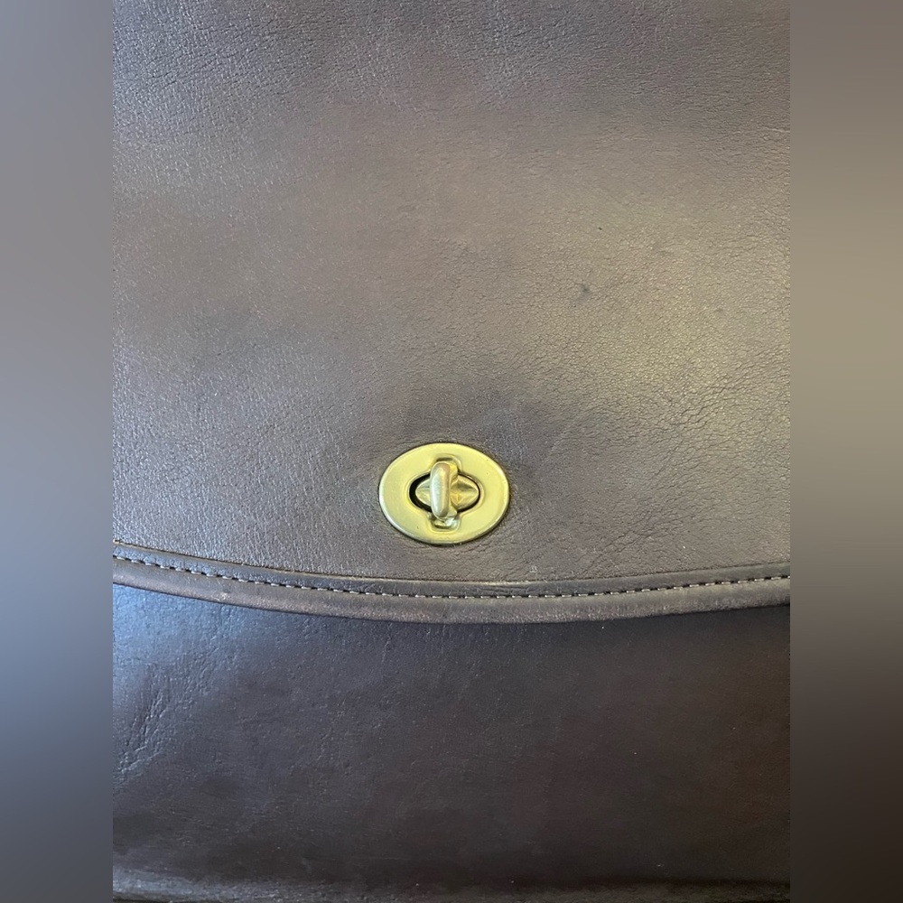 Vintage Coach 0178-30 leather  Lexington in mahogany top handle pre 1994 - Picture 4 of 16